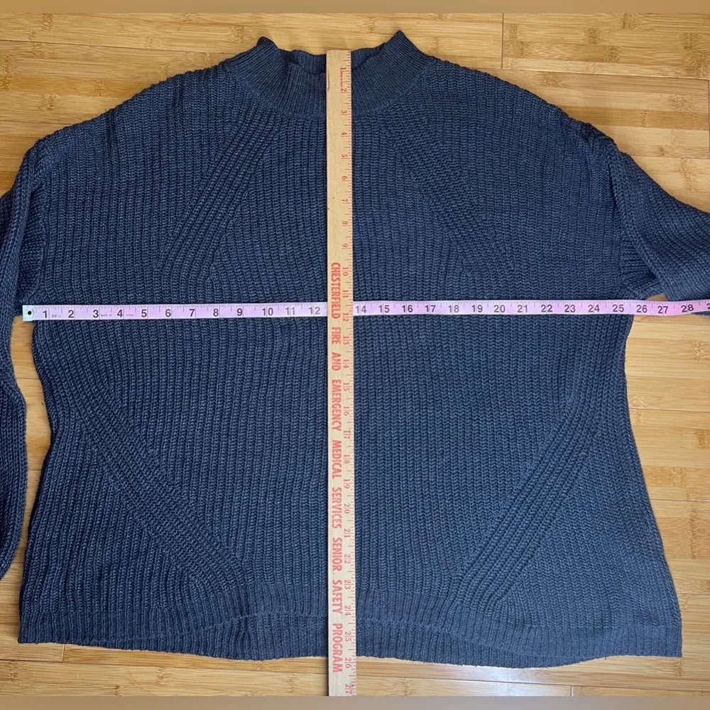 OLD NAVY women’s classic Graphite Pullover Ribbed Mockneck Cozy sweater|Size:XL - Image 10