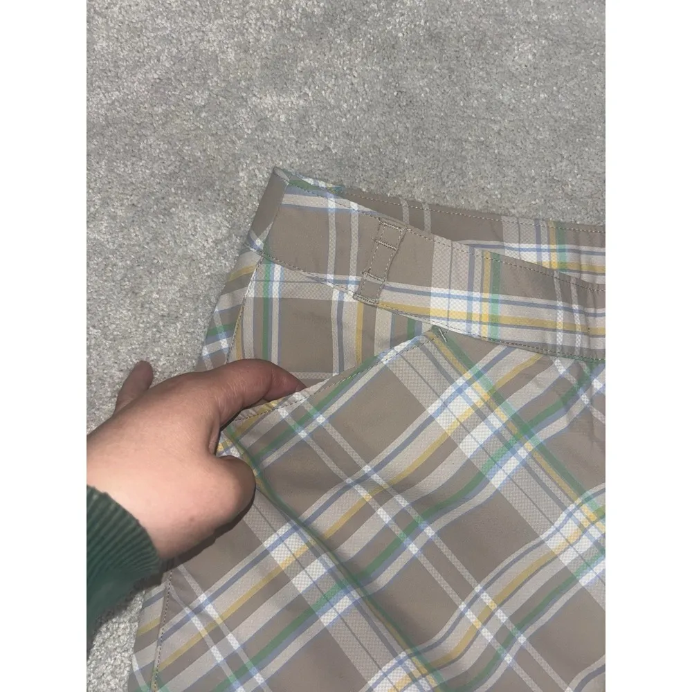 Callaway Skort Womens Size 4 Golf Plaid EUC Tan Pastels Tennis Preppy Pickleball - Image 2