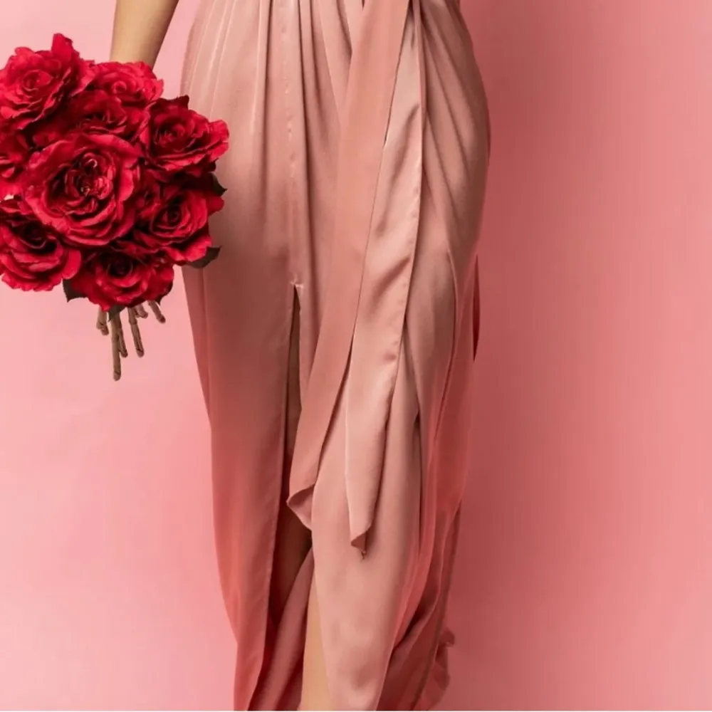 🚫SOLD🚫NWT Baltic Born Sicily Satin Blush Pink Maxi Dress Size XXXL - Image 2