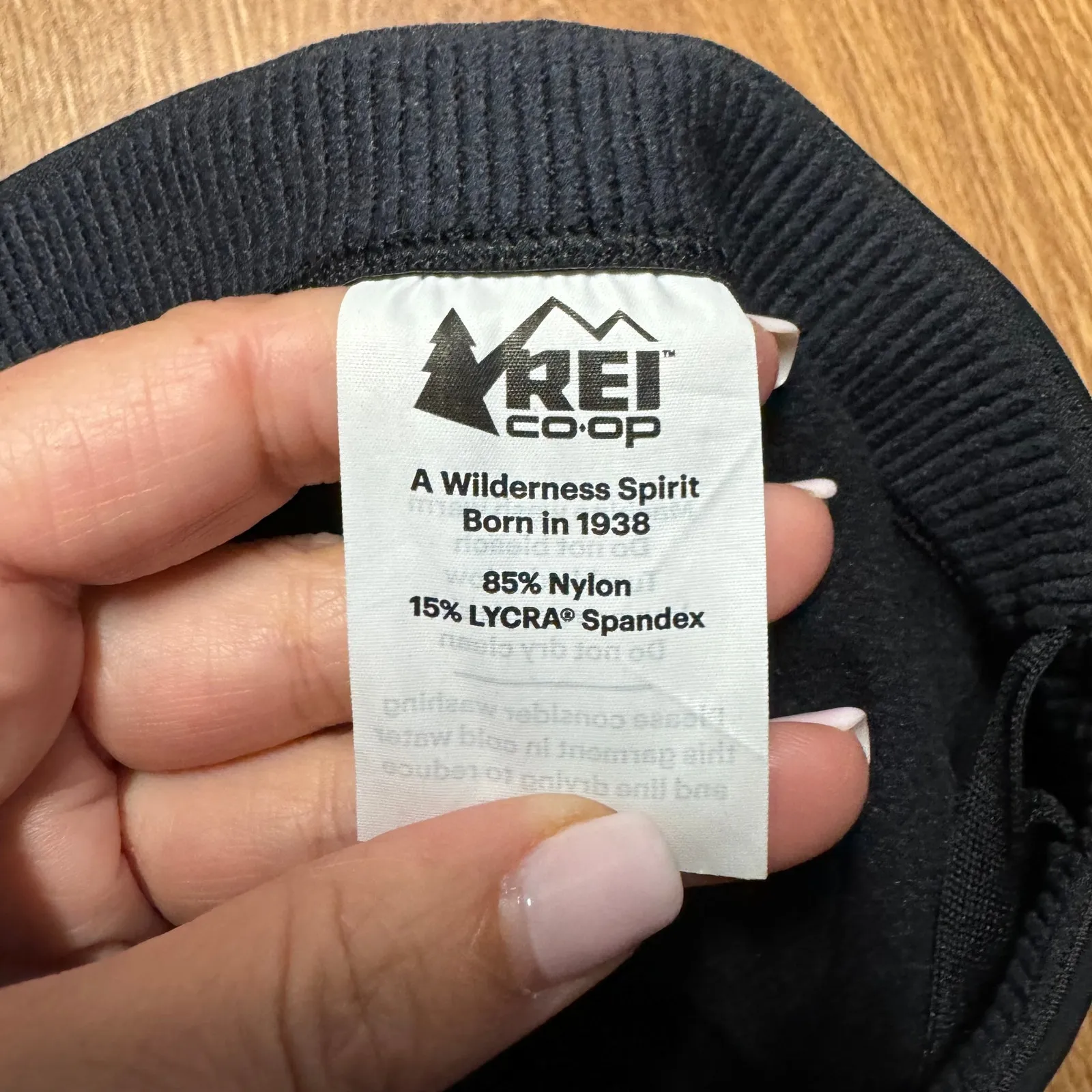 REI Women Black Ankle Zip Reflective Running Pants Side Pocket High Waist Medium - Image 6