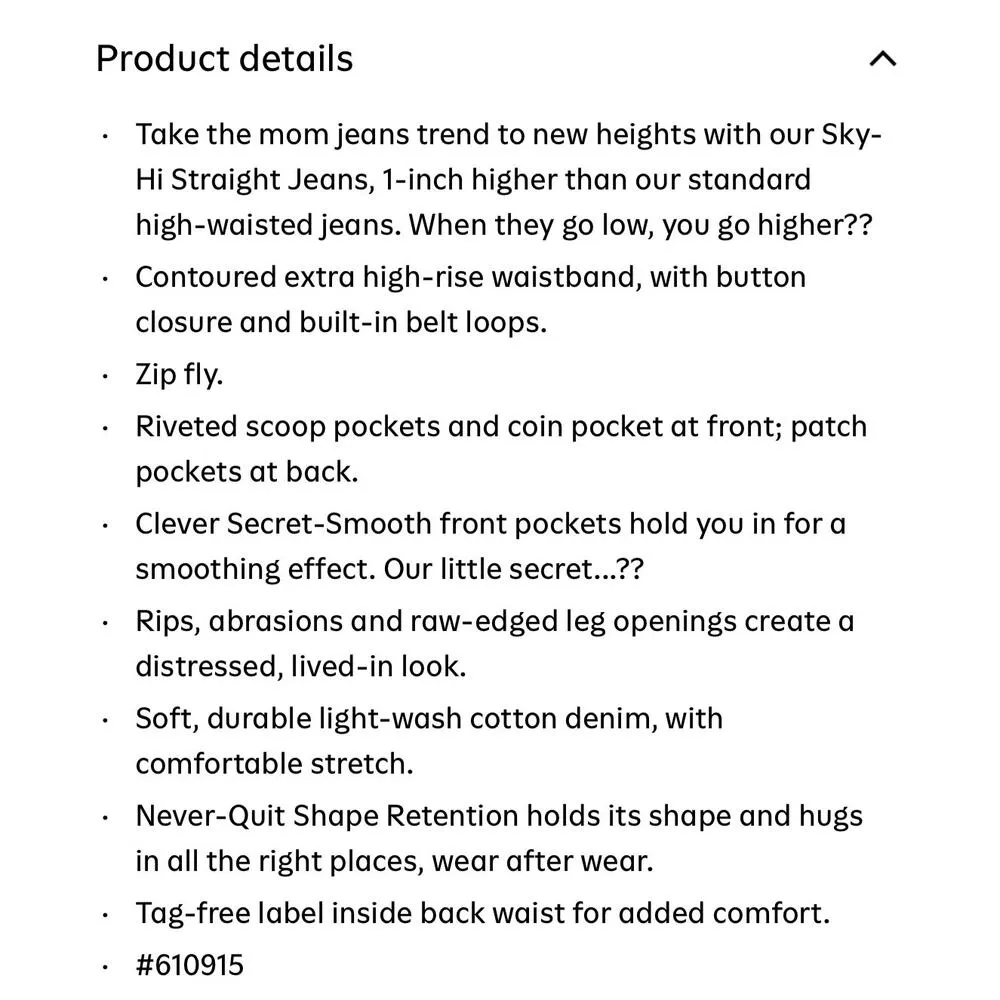 Old Navy Sky Hi Extra High Rise Straight Leg Raw Hem Ankle Stretch Jeans women 8 - Image 14