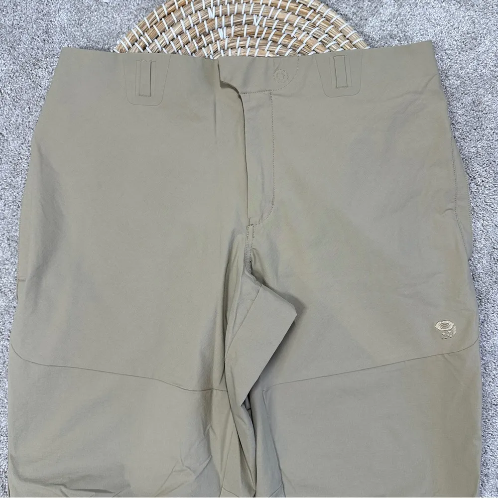 Mountain Hardwear Women’s Cordillera Pants Straight Leg Hiking in Khaki Beige 12 - Image 3