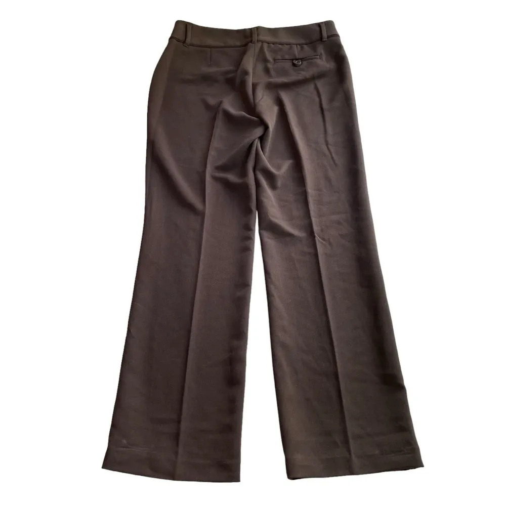 Rafaella Trouser Dress Pant Brown Size 8 NWT straight 31L mid rise Modern Fit - Image 6