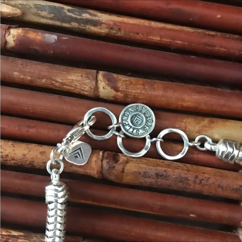 Silpada Sterling Silver .925 Tubular Chain with Sterling Ball Pendant - Image 5