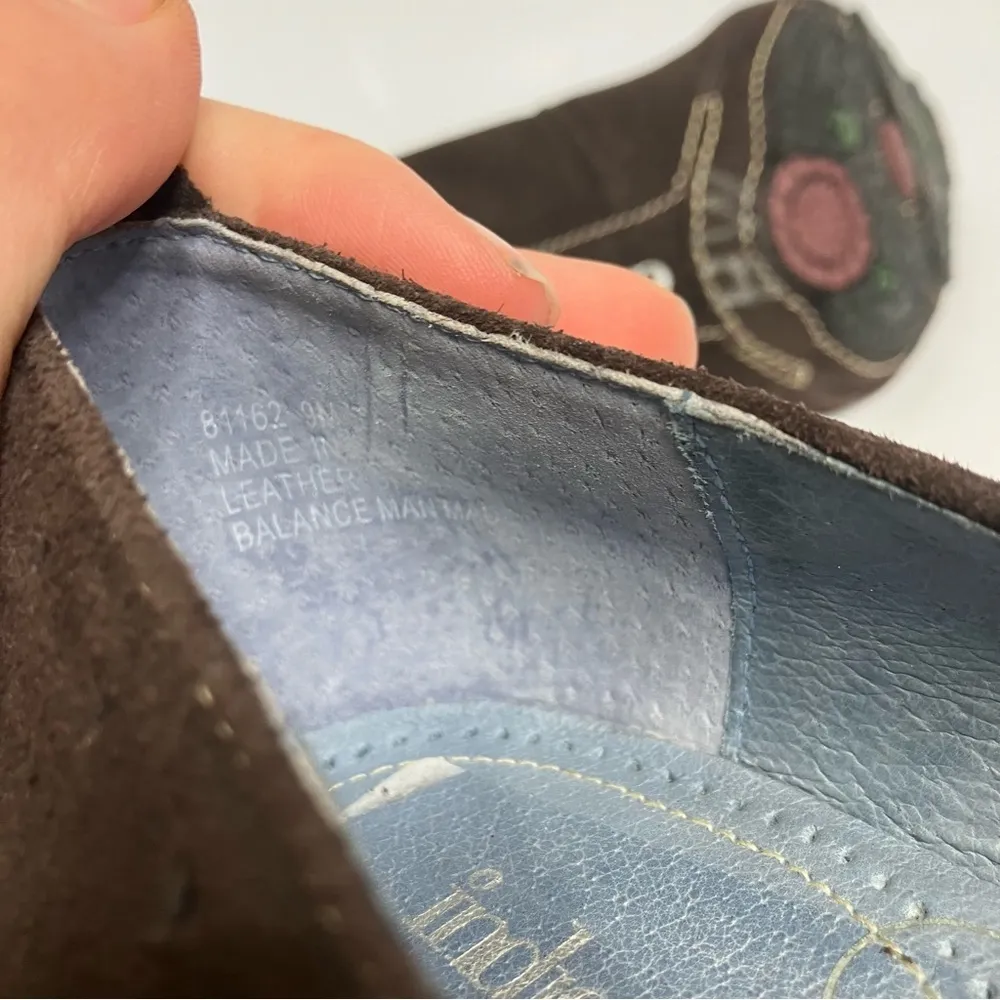 Indigo by Clarks brown suede pointed toe heels‎ dancing shoes size 9 - Image 7