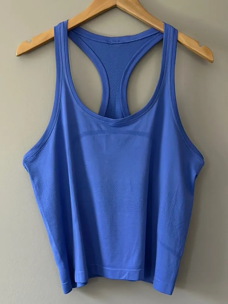 Lululemon Swiftly Tech Racerback Tank Top‎ *Race Length Sz 12 Wild Indigo - Image 1