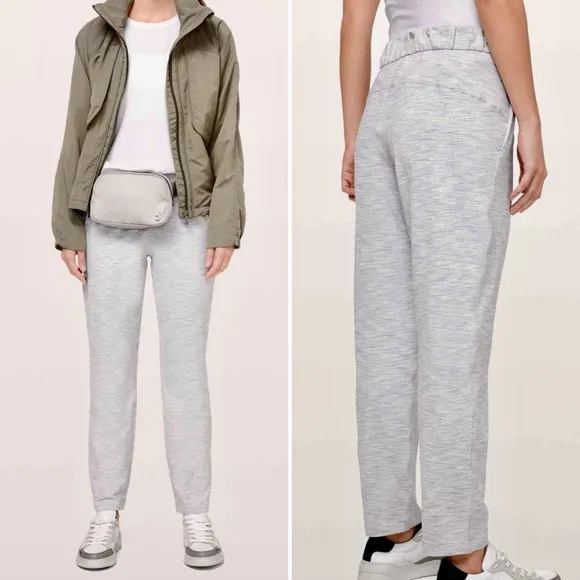 LULULEMON  On The Fly Pant 27” in 
Wee Are From Space Nimbus Battleship Sz 6🧡 - Image 2