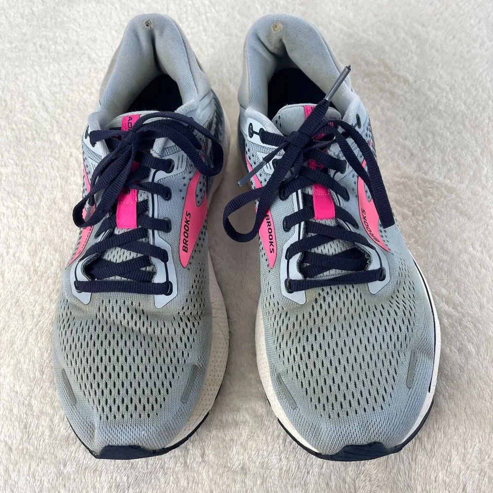 Brooks Adrenaline GTS 22 Running Shoes Womens Sz 11 Medium B Blue Mesh Cushioned - Image 2