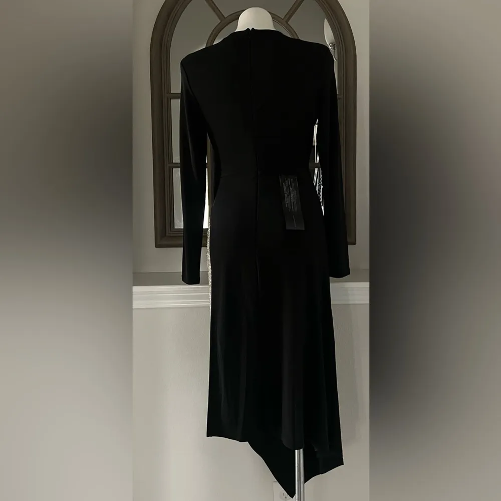 NWT BCBGMaxazria Sequin Asymmetric Midi-Dress, Size 12 SOLD OUT! Online for $298 - Image 8