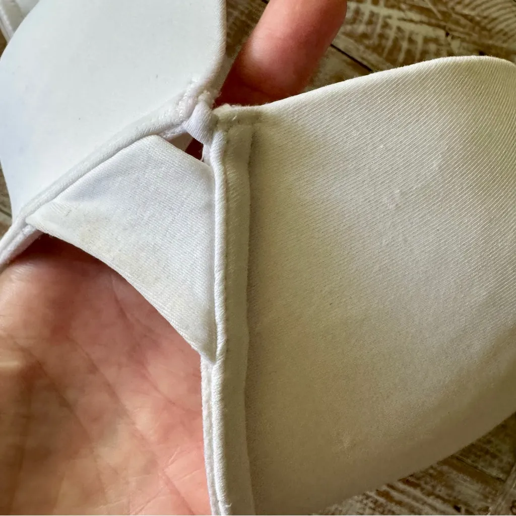 🤍 Lily of France White Everyday Bra | 38C | Comfy Classic 🤍 - Image 3