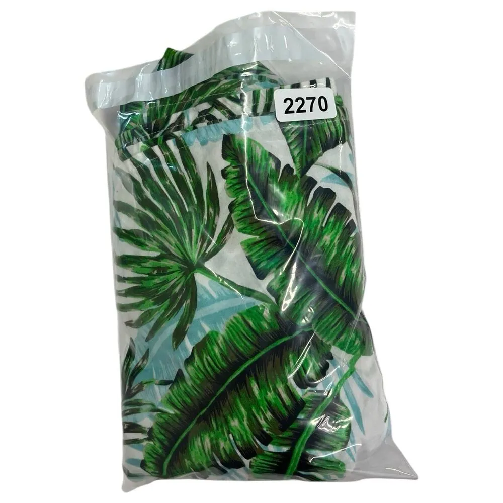 BCBG Cover Up Womens Small Medium Green Tropical Beach Cruise Hawaiian Swim - Image 11