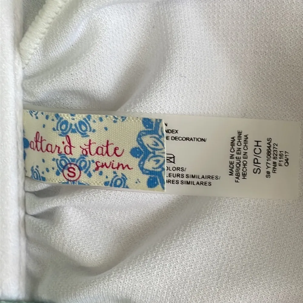 Altar’d State Swim Green Checked Bikini Top - Image 3