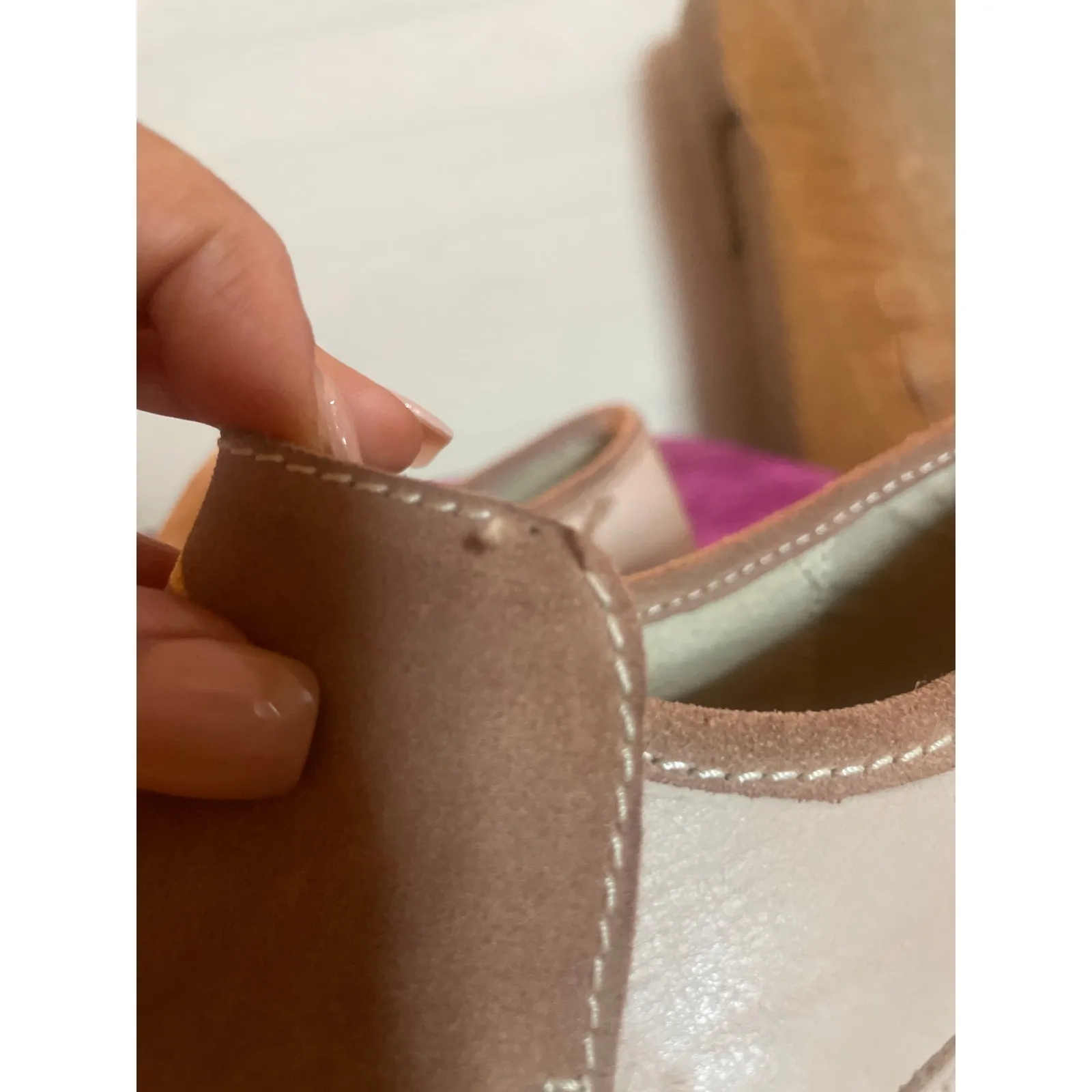 FREE PEOPLE Casey Loafer Shoes 70s DISCO COUNTRY CHIC Leather Flat Size 39 8.5 9 - Image 8