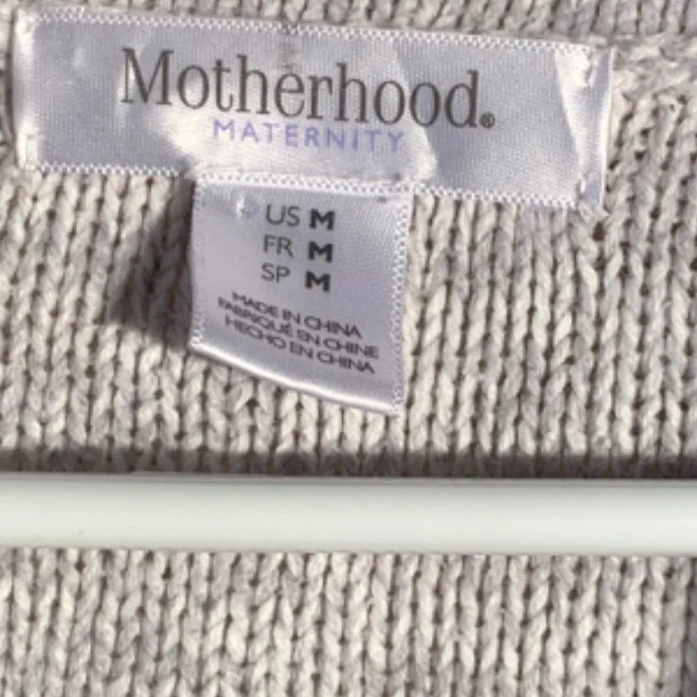 Motherhood Long Cowl Neck Maternity Sweater - Image 3
