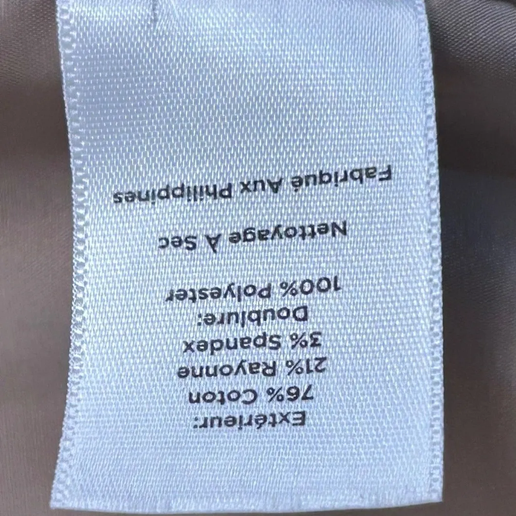 Talbots Blazer Jacket‎ Skirt Suit Tan 10 - Image 8