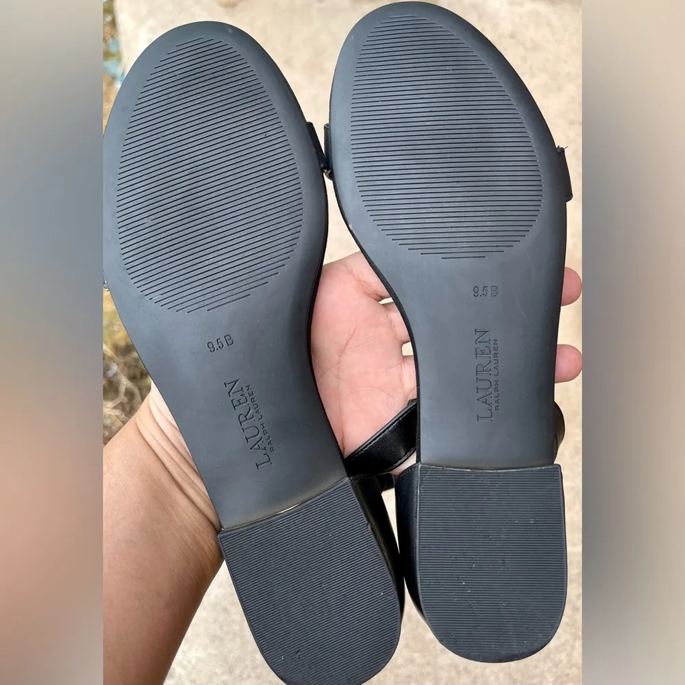 Ralph Lauren Lauren  Davison Leather Sandals 9.5 - Image 7