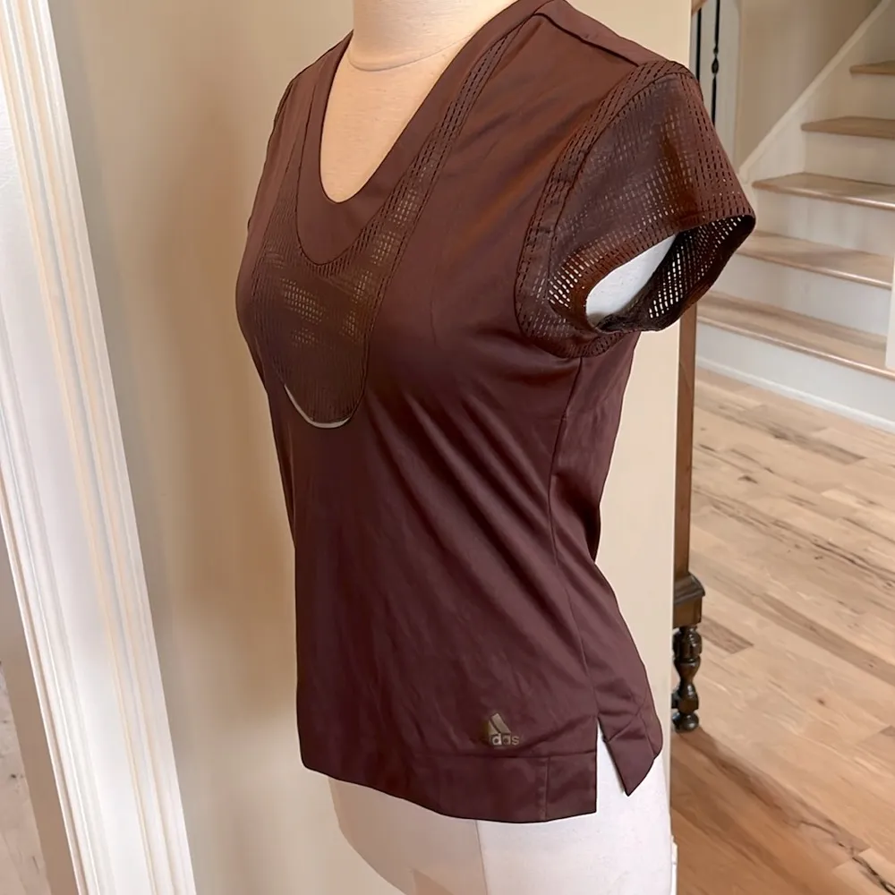 Adidas  Brown Performance Top - Image 5