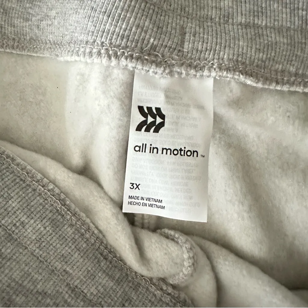 All in Motion Women's Fleece High Rise Jogger Sweatpants Size 3X - Image 6