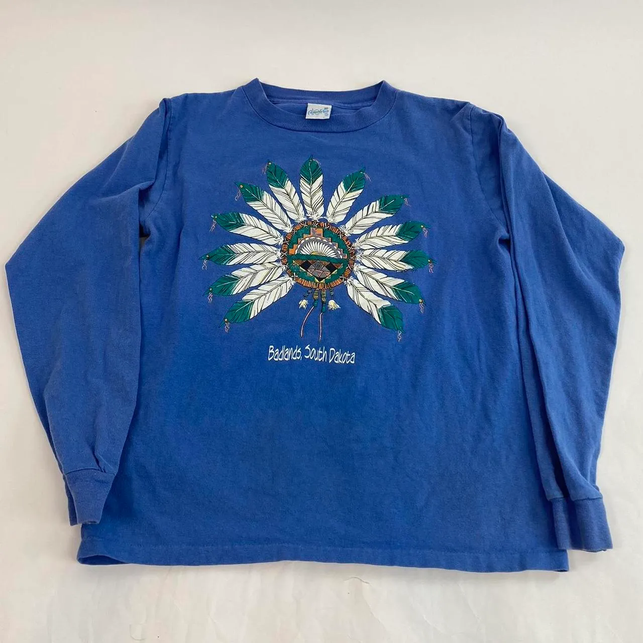 Vintage Dreamcatcher Long Sleeve Blue Size L - Image 4