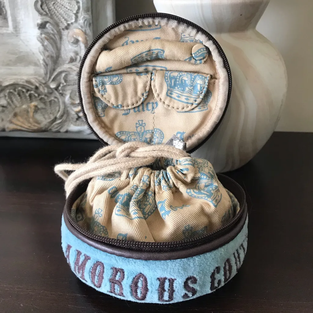 Y2K Travel Jewelry Pouch, Rare, Juicy Bling, Glamorous Couture - Image 10