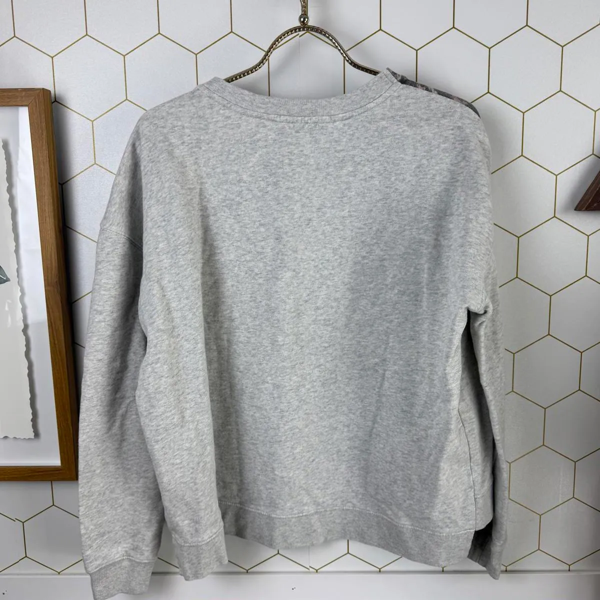 ALLSAINTS Gray Turan Lo 100% Cotton Graphic Front Sweatshirt - Size - XS - Image 5