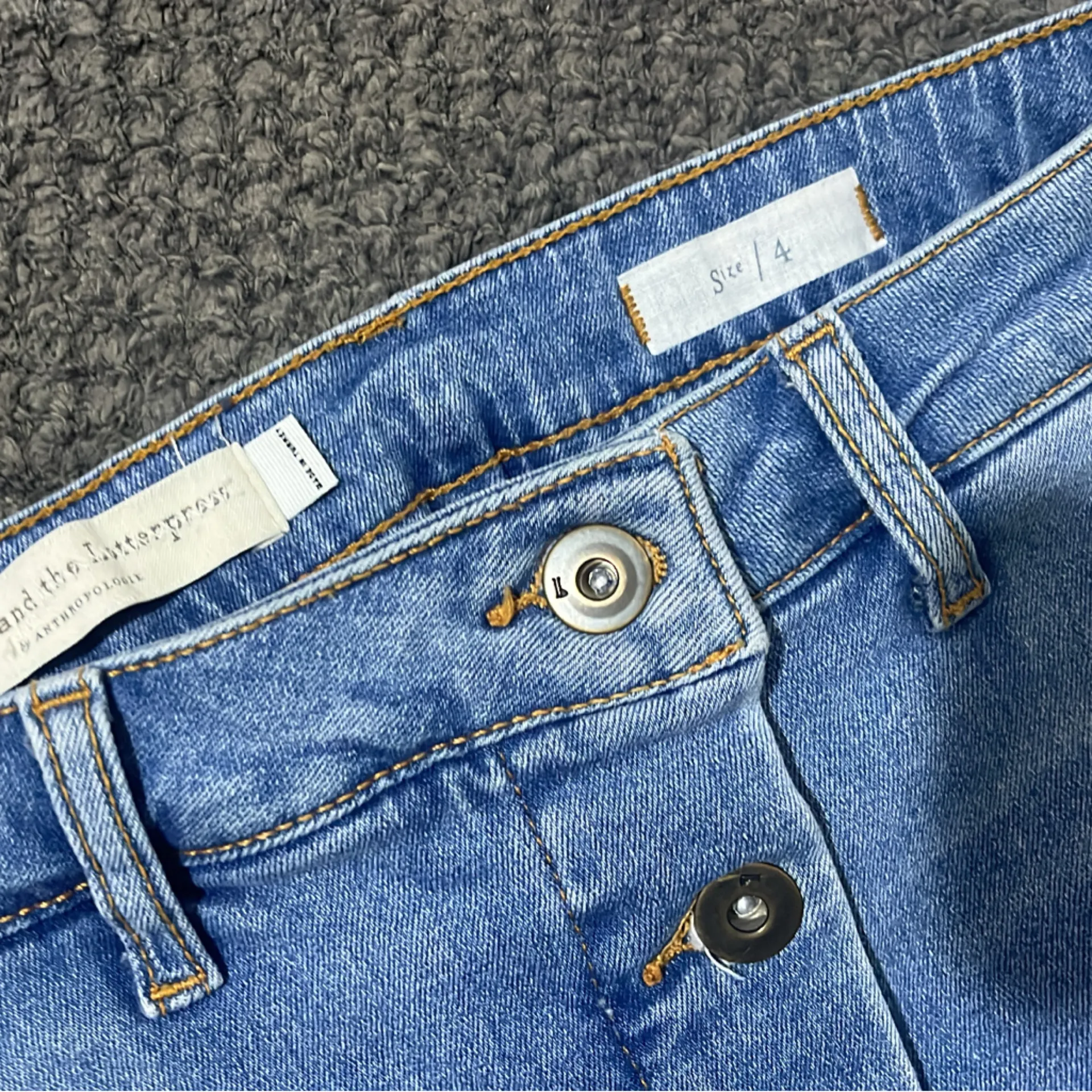 Anthropologie pilcro and the letterpress denim skirt - Image 8