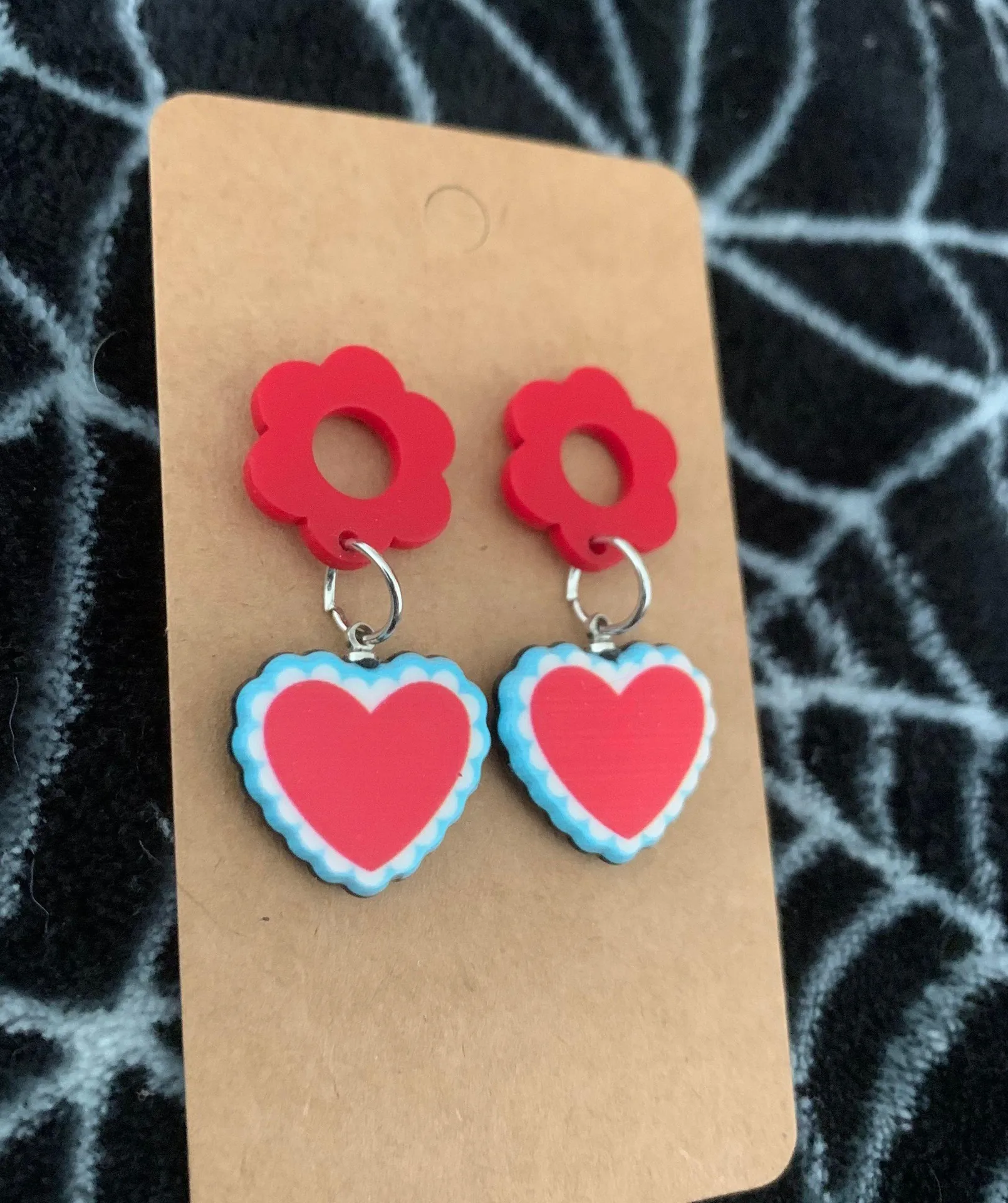 Heart Shape Earrings - Image 2