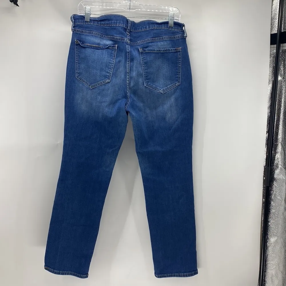 Old Navy boyfriend straight leg high waisted stretch back to school jean - Image 6