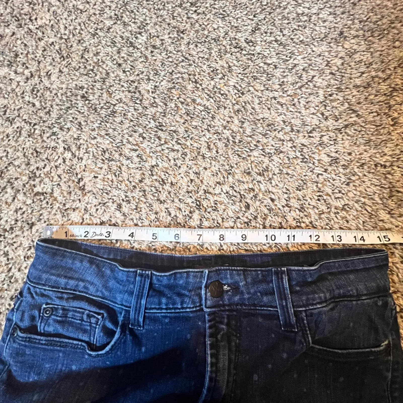 NYDJ Skinny Jeans Women Size 8 Dark Wash Polka Dot Lift Tuck Technology - Image 6