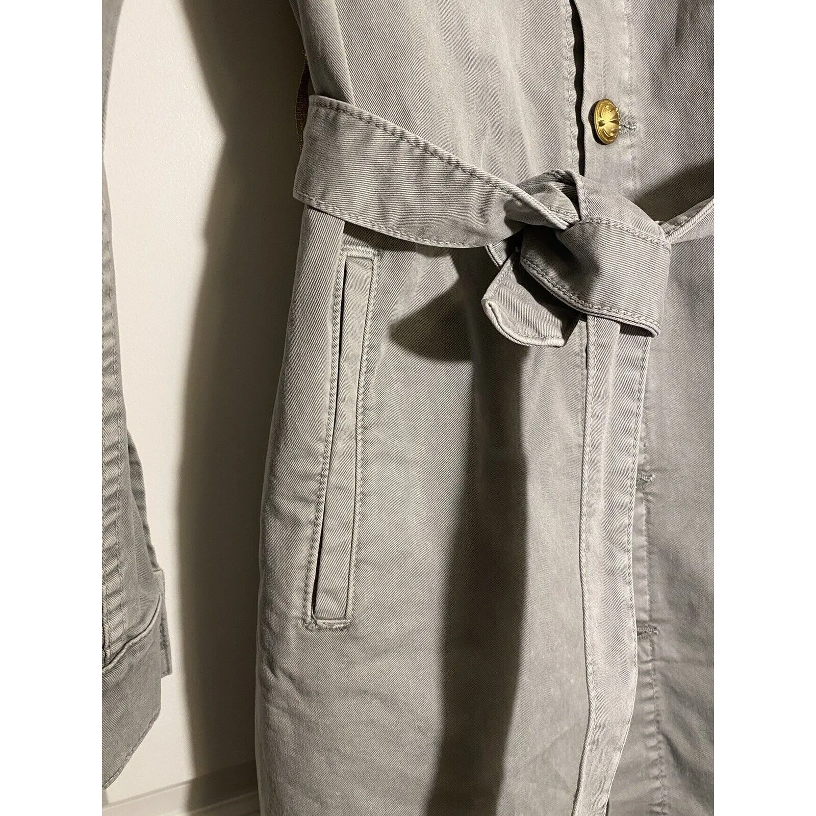 NWT L'AGENCE Samantha Safari‎ Button Belted Jacket Size S - Image 4