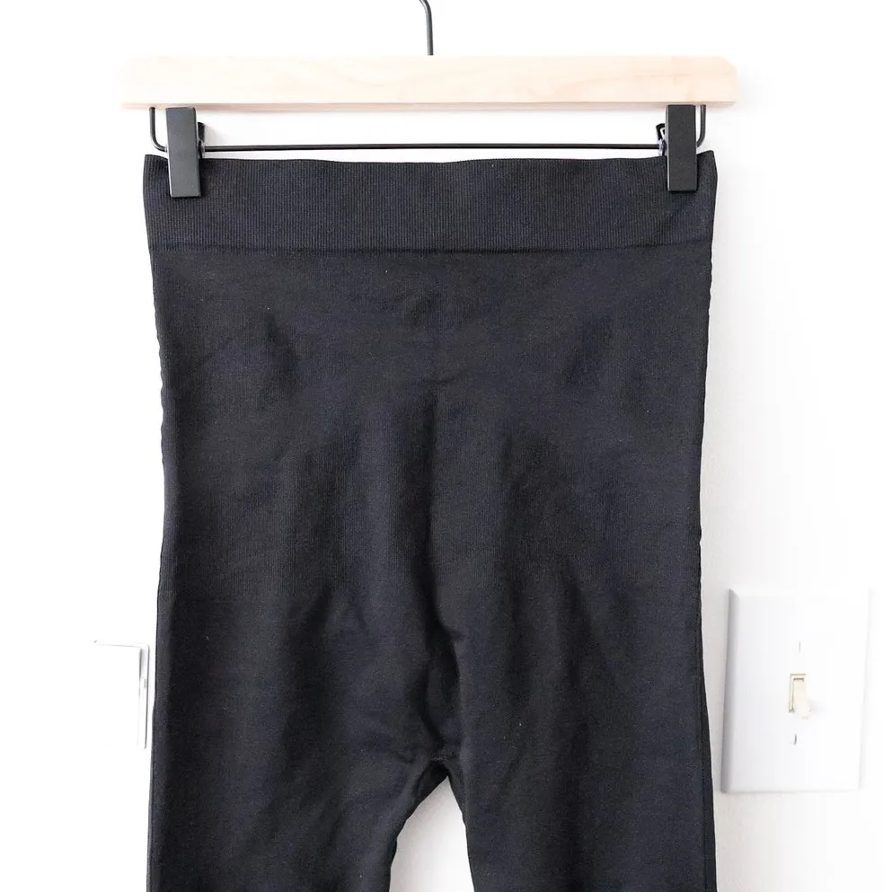 Blanqi Maternity Belly Support Everyday Black Leggings Women's Size Medium - Image 7