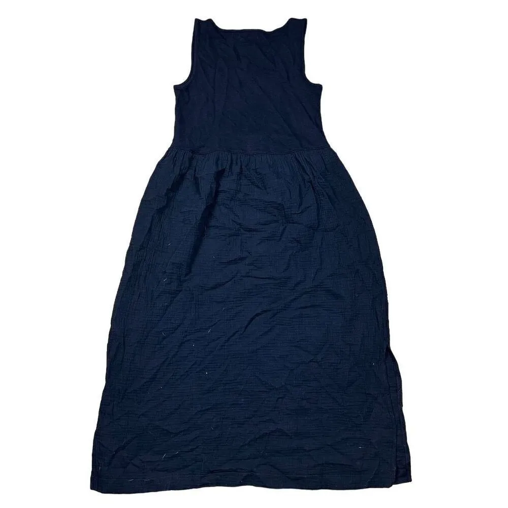 NWT Madewell Women's Black Knit Tank Midi Dress XXS Slip On Casual Basic - Image 8