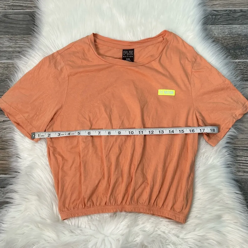 P.E Nation Press Tee in Coral Size M - Image 7