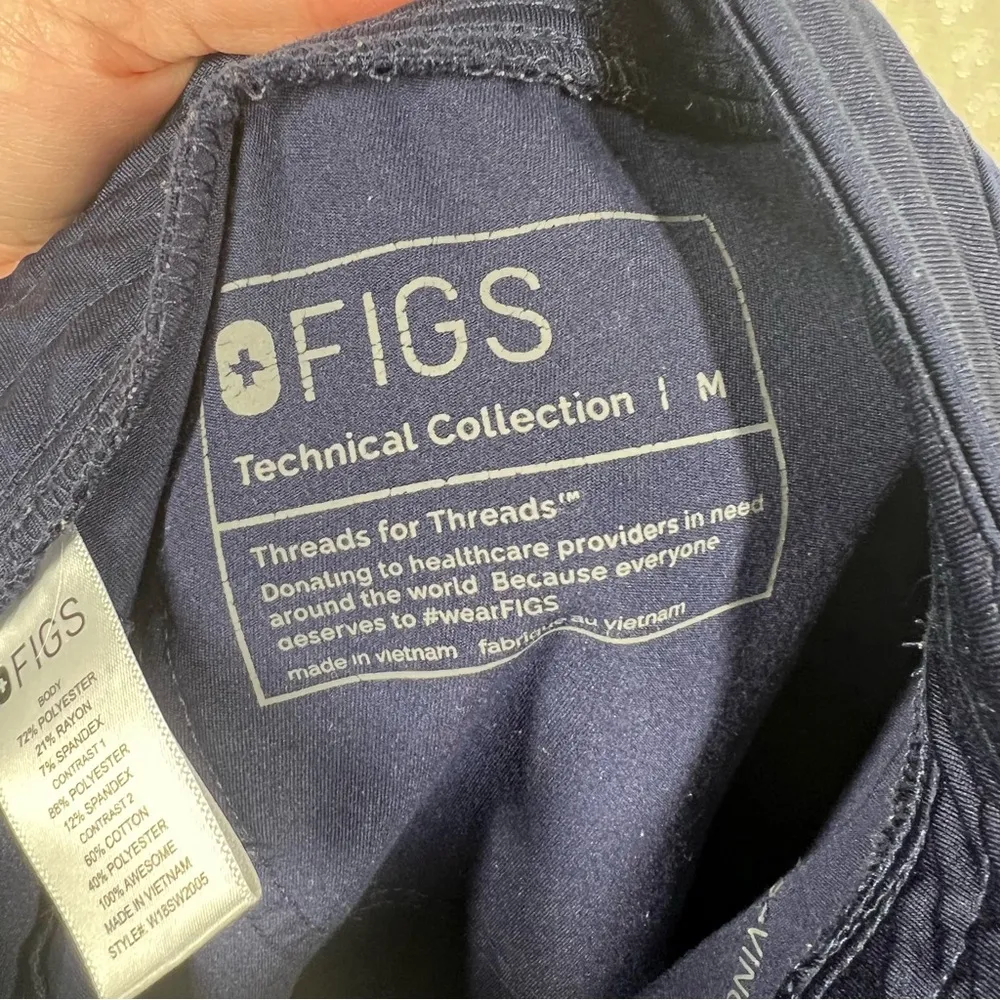 Figs‎ Dark Blue Zamora Scrub Pants - Image 7