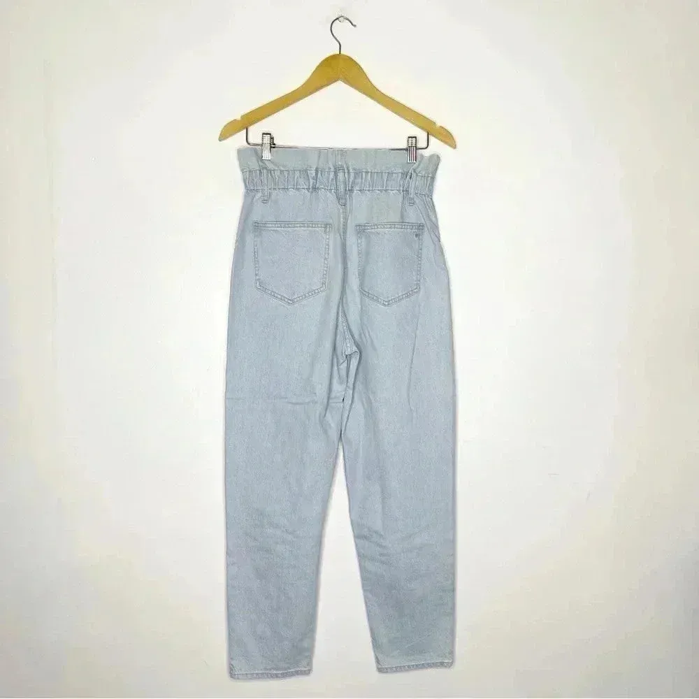 Madewell NWOT Broomfield Wash Paperbag Classic Straight High-Rise Jeans Size 27 - Image 10