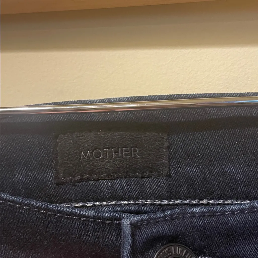 Women’s MOTHER The Pixie Weekender Jeans Wash Night Tripper Blue Size 28 - Image 6