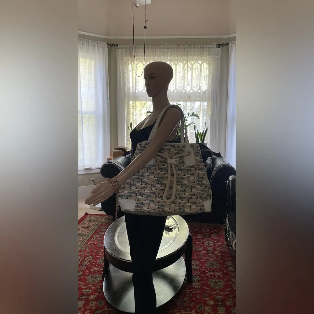 Tods Canvas Tote Bag - Image 4