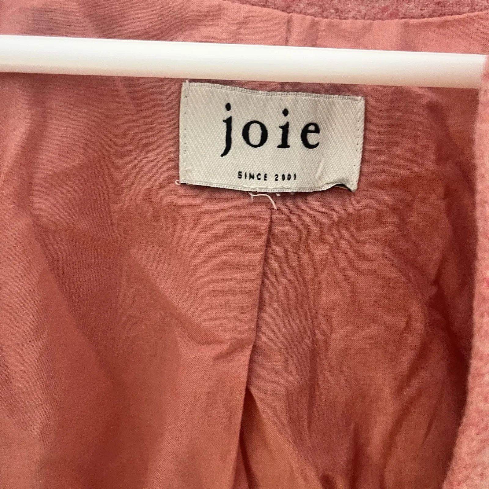 Joie  Delia Oversized Button-Down Jacket Pink Wool Blend with Button Closure S - Image 5