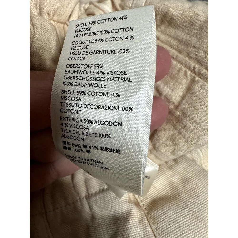 Free People Paper Bag  High Waisted Button Fly w/ Tie Small Viscose Blend Boho - Image 7