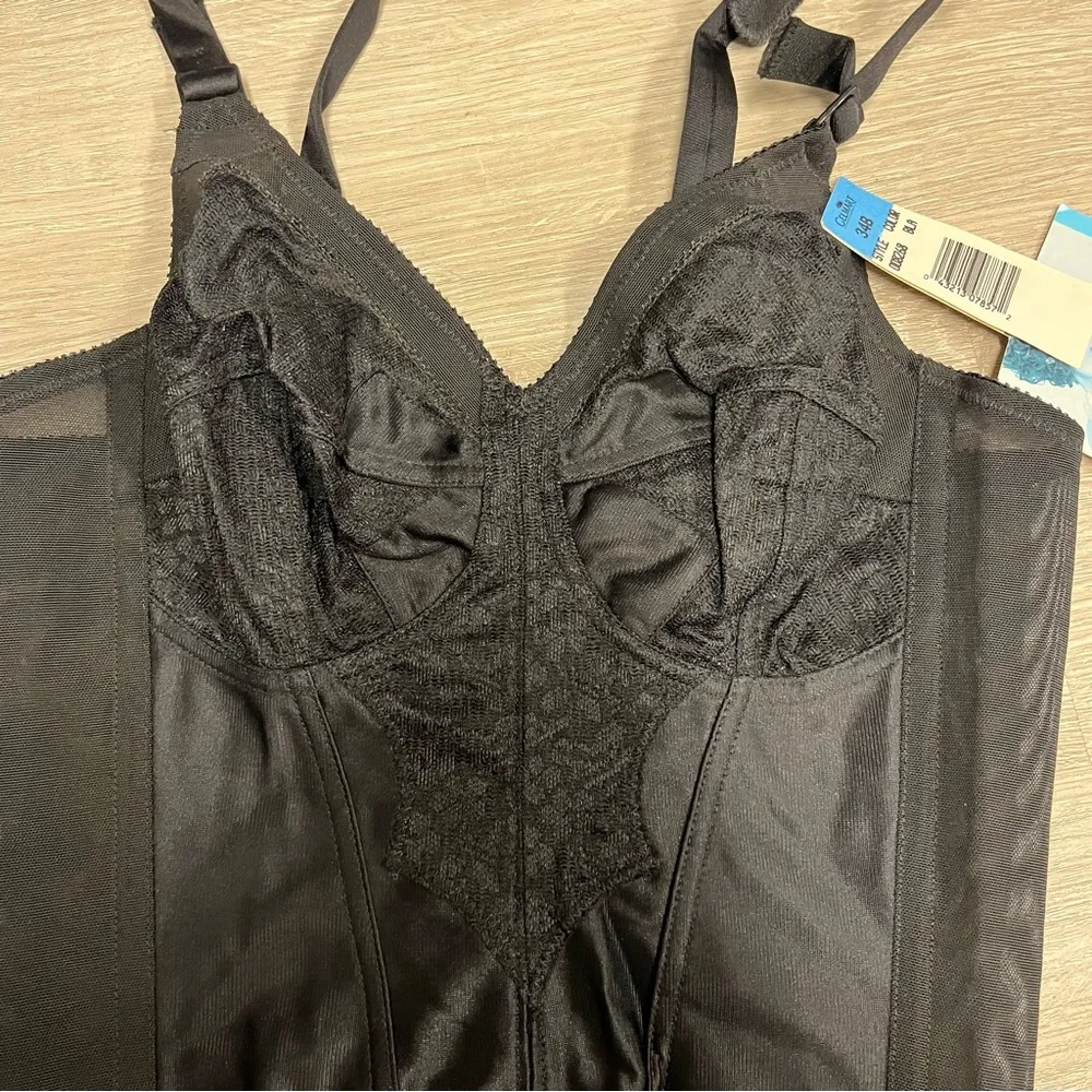 vintage corset by gelmart black lace 34B Y2K 2000s new with tags - Image 2