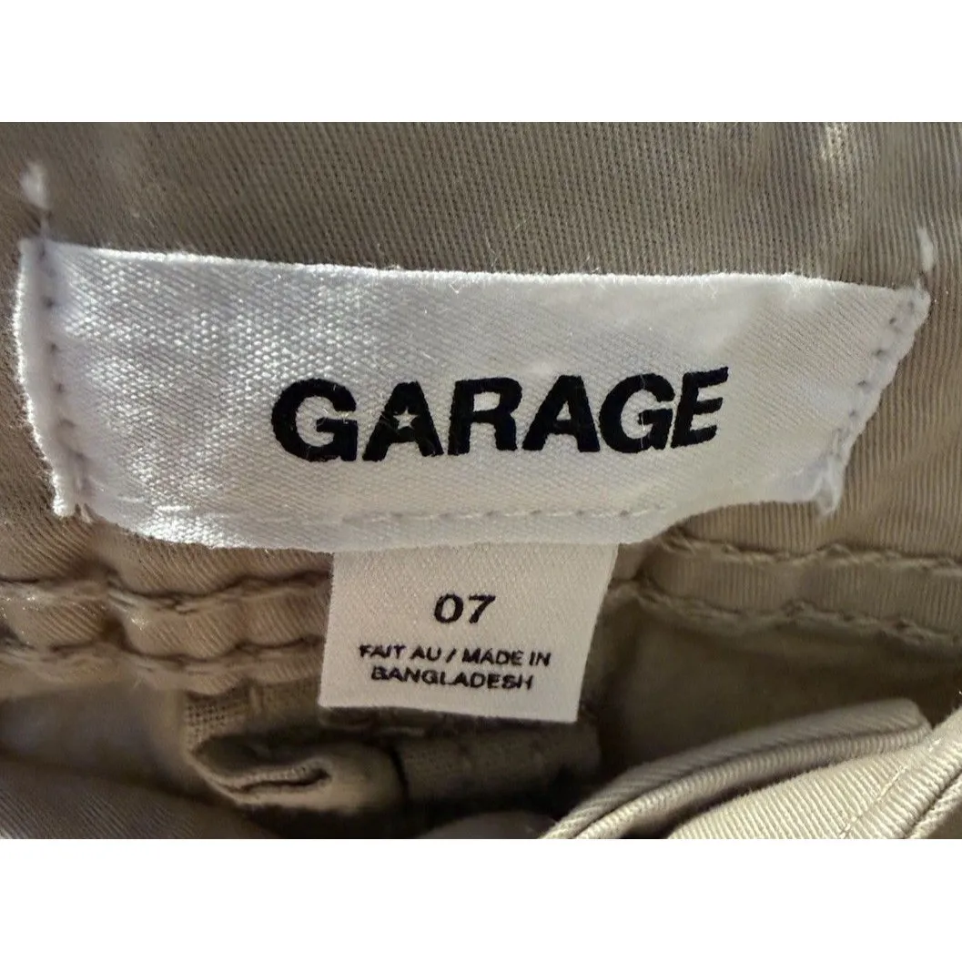 NWT Garage Remi Straight Utility Outdoor Cargo Pants Tan Beige Khaki Size 7 - Image 7