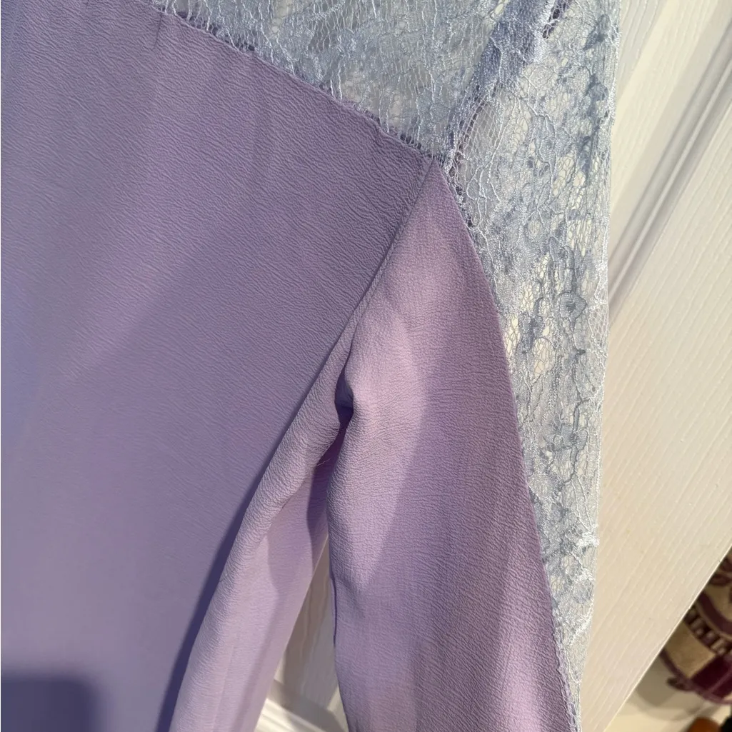 Lavender Lace Women's Top M Purple Size M - Image 5