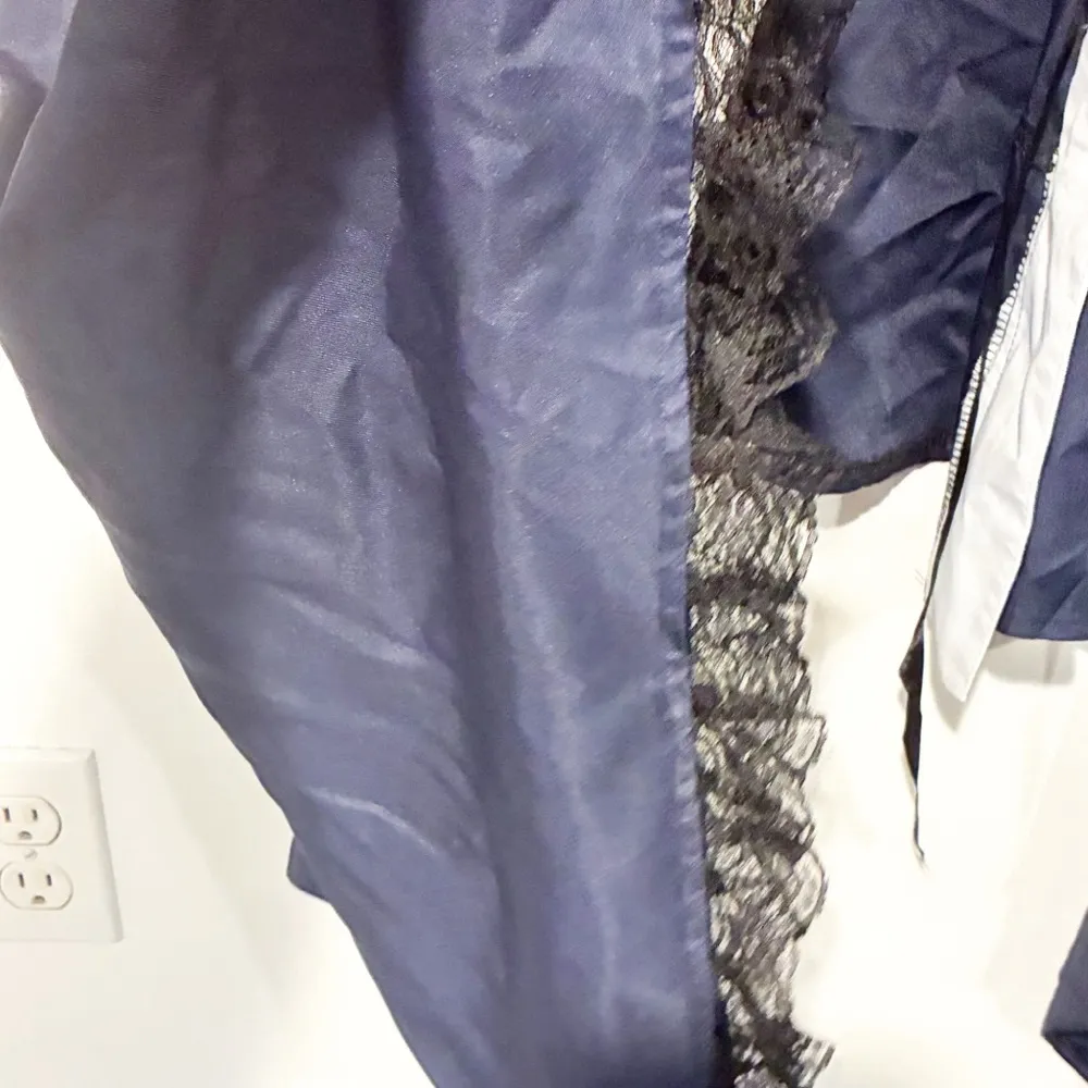 Hashibira Inosuke Japanese Anime Kimono Maid Cosplay Costume Top 3XL BYHai Blue Size 3X - Image 2