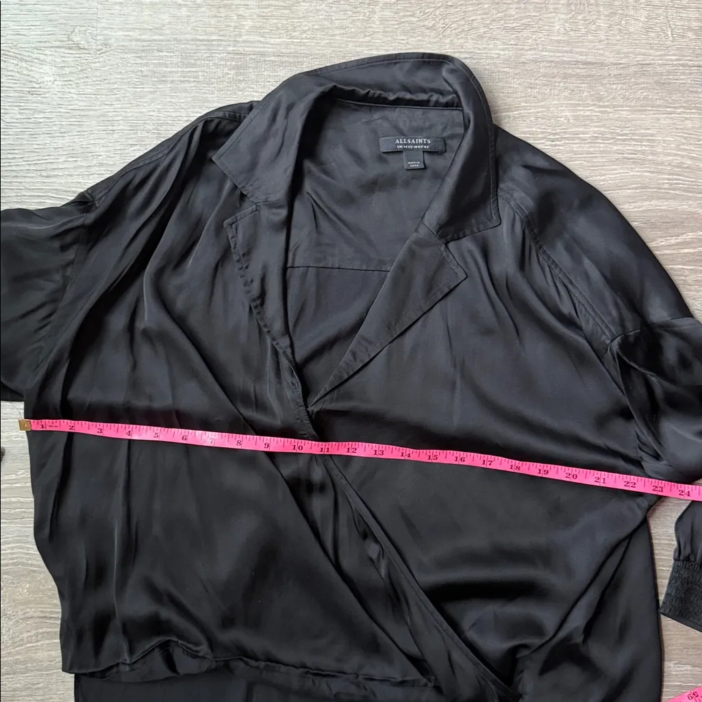 AllSaints Penny Balloon Sleeve High-Low Top 10 - Image 8