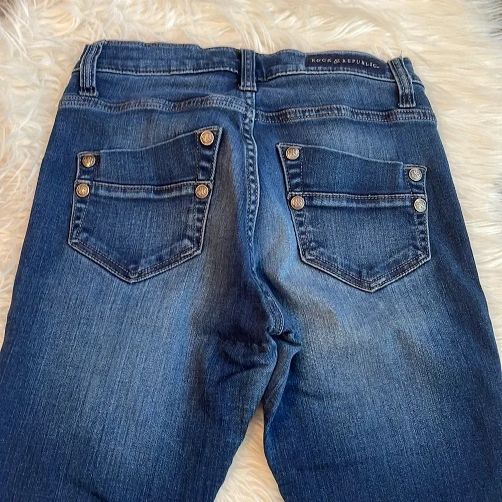 Women’s Rock & Republic Kashmiere skinny jeans 4S - Image 2