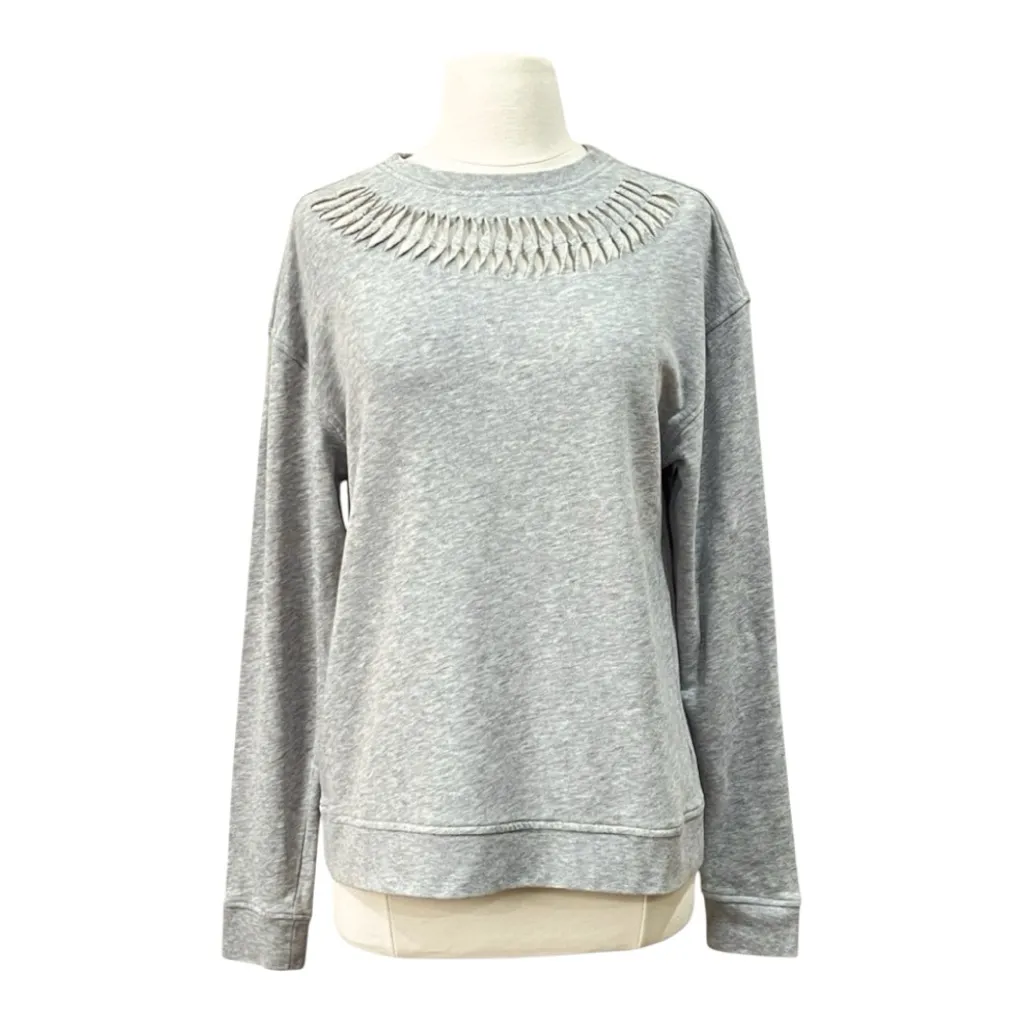 Victoria’s Secret Sport Heather Grey Twist Crewneck Sweatshirt Size XS - Image 12