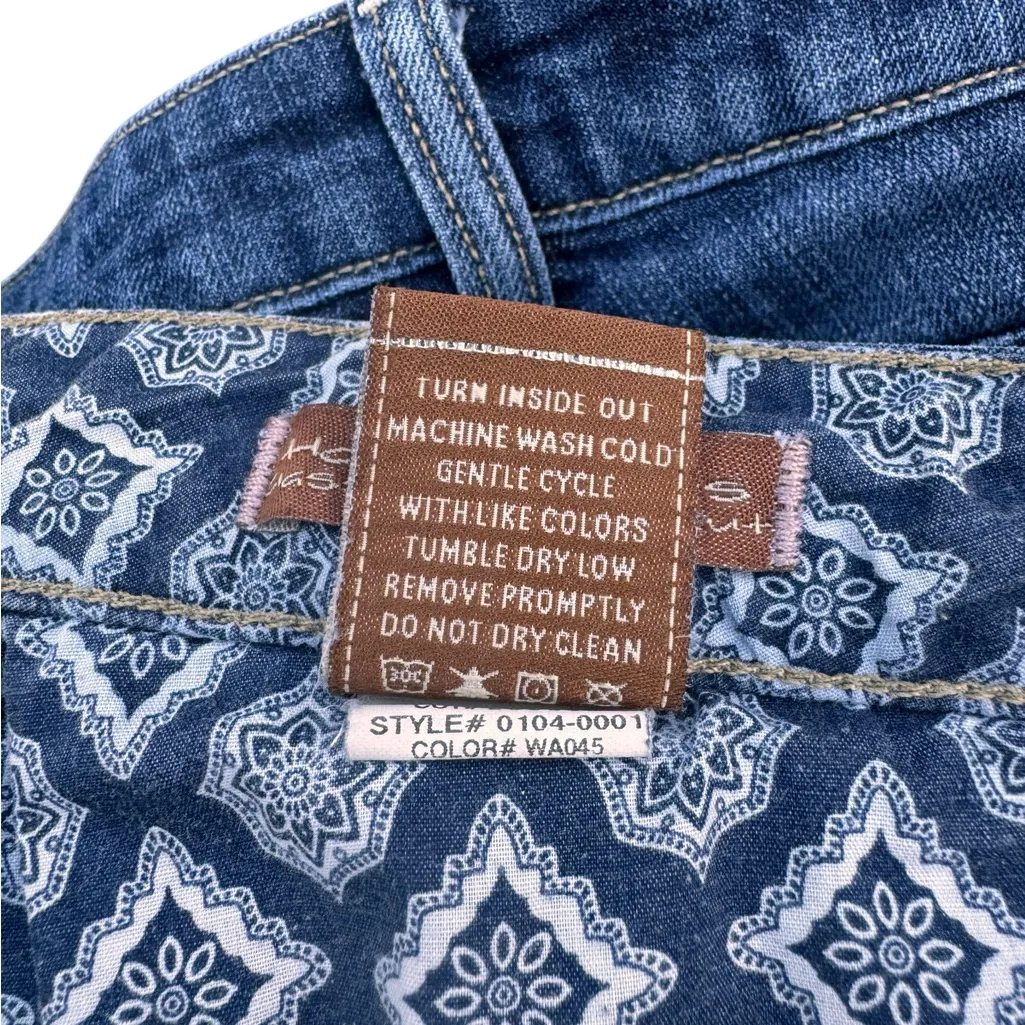 Paige Premium Denim Hollywood Hills Bootcut Jeans Women’s Size 33 Blue USA EUC - Image 7