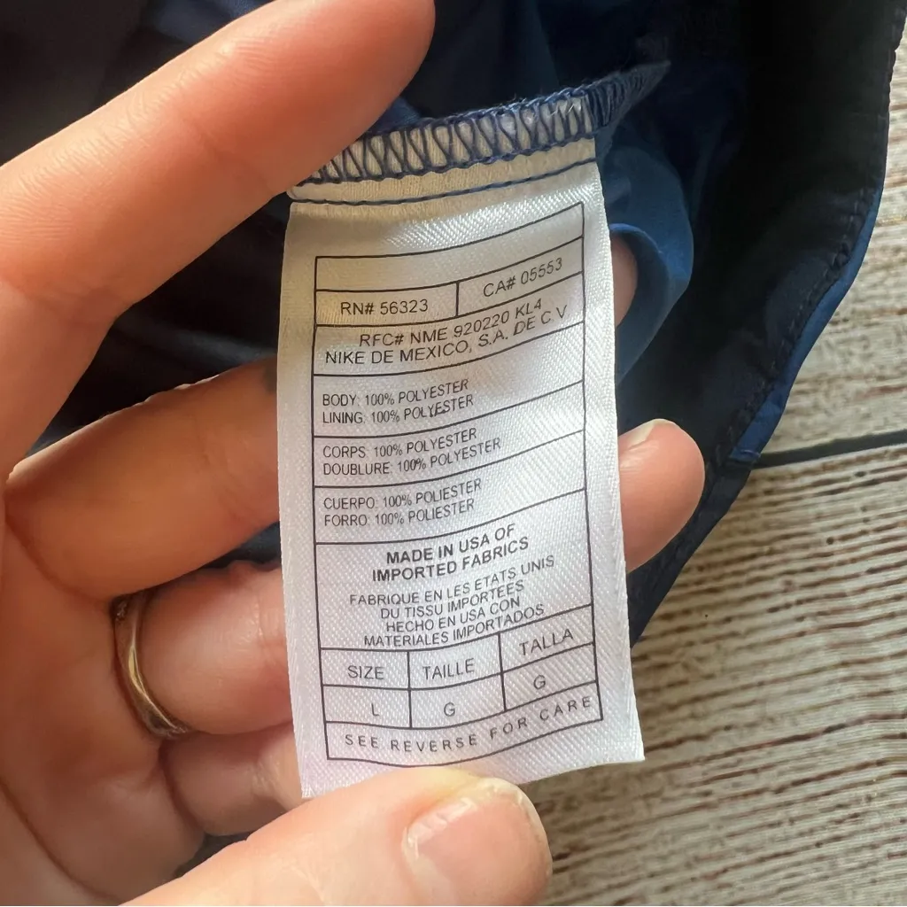 VTG NIKE Olympic Team USA‎ Womens Track Running Jacket Size Large Windbreaker - Image 9