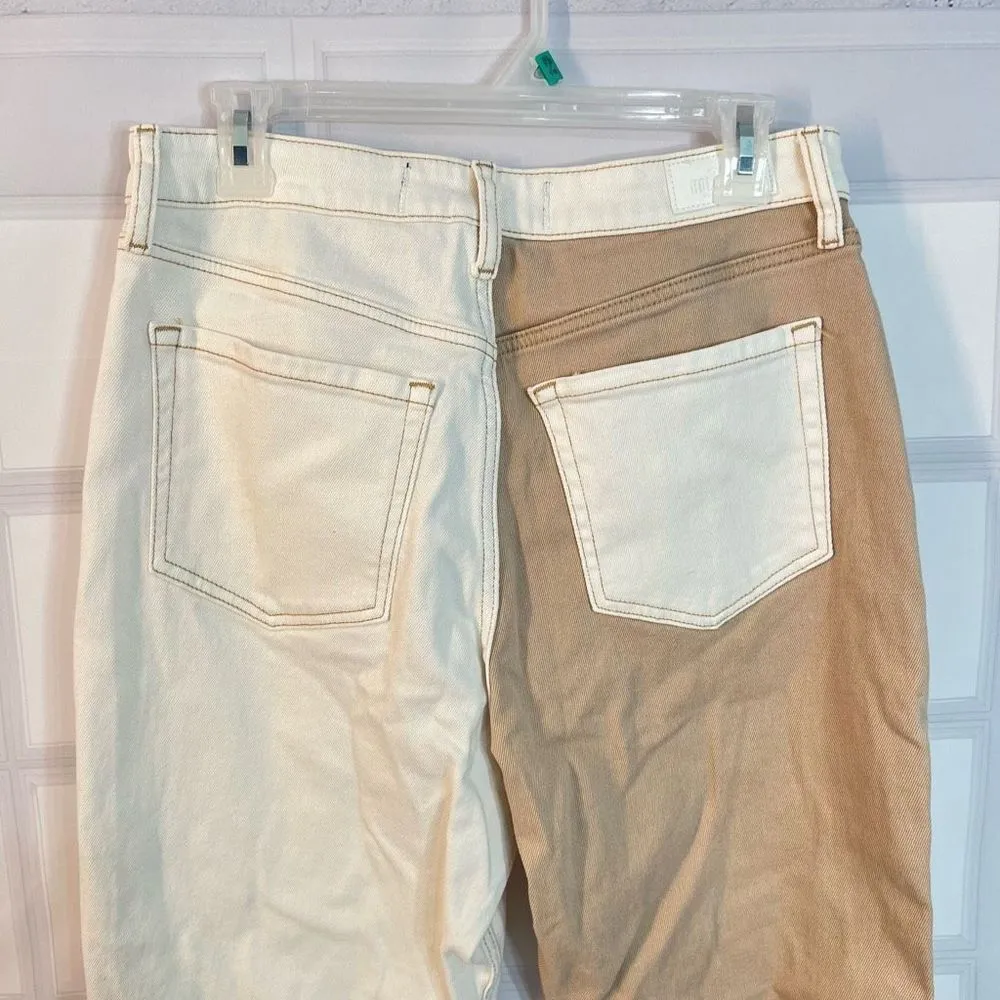 Hollister NWT 2 tone ULTRA HIGH-RISE MOM PANTS size 30 - Image 5