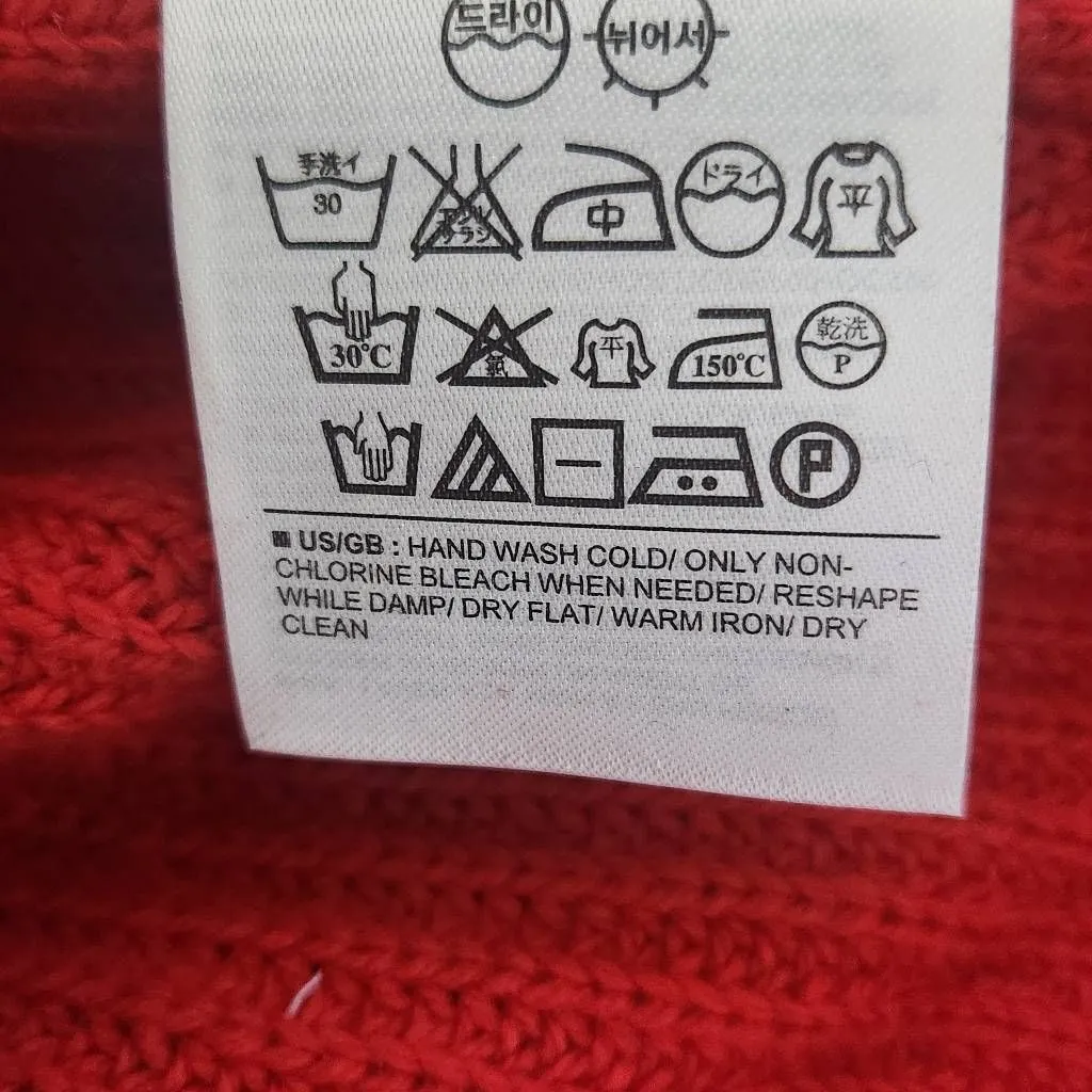 Gap Red Sweater NWT Size Small Red Roll Neck Sweater - Image 10